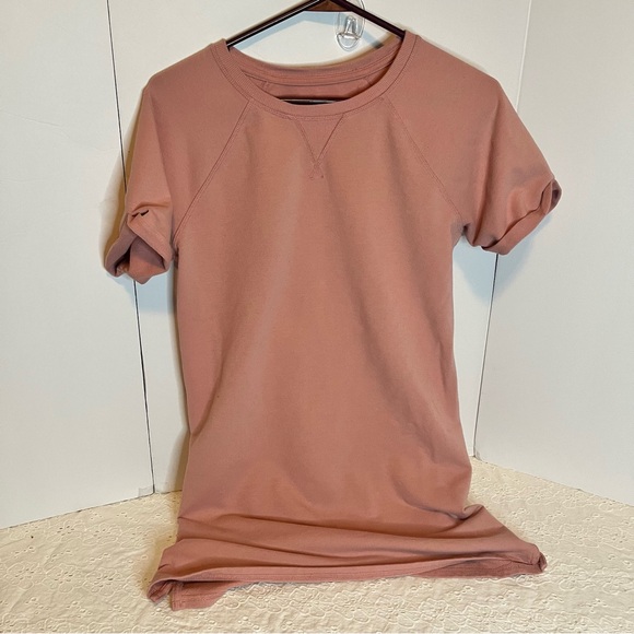 Flirtitude Pink Cuffed Sleeve oversized sweatshirt - Picture 1 of 4